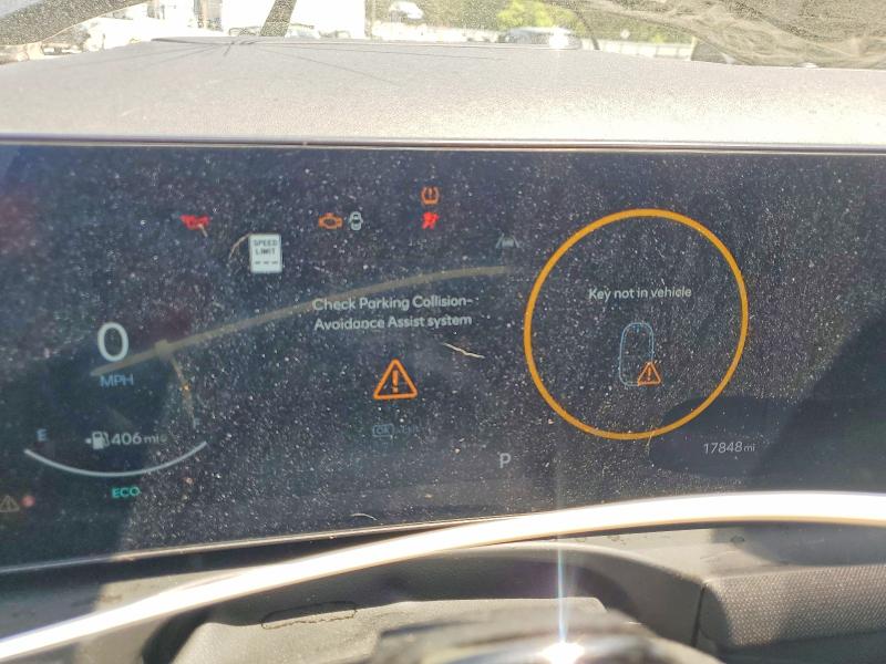 2025 Hyundai Tucson VIN KM8JEDD1XSU258159 COPART salvage auction — FRONT END, Ga - Cert Of Title-Salvage, sold $6,400 on 2026-07-06 (photo 9)
