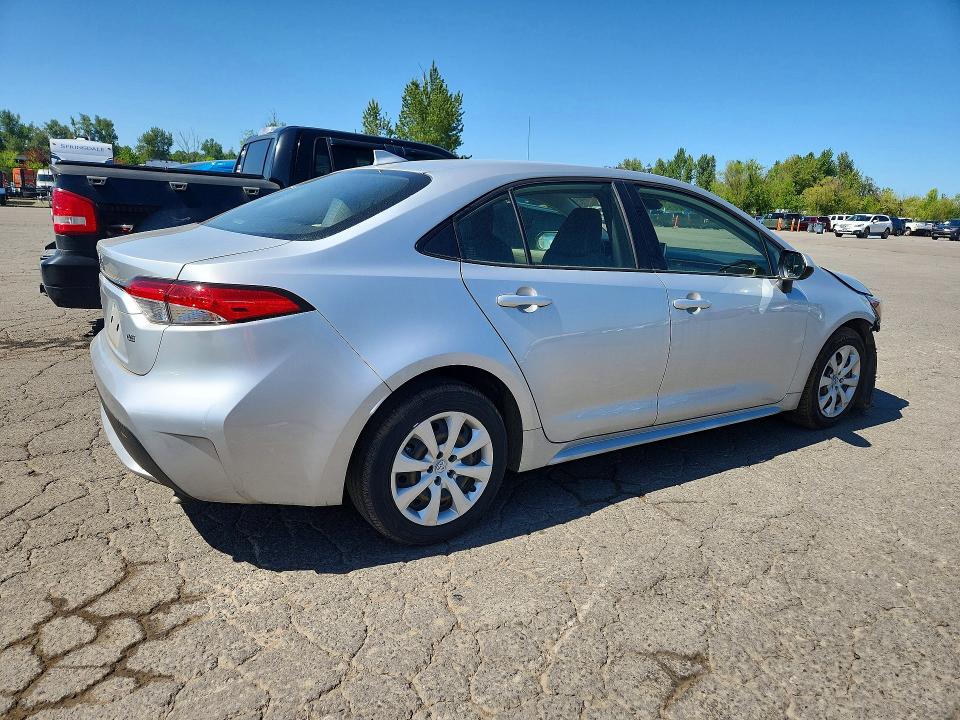 2020 Toyota VIN JTDEPRAE3LJ065200 COPART salvage auction — FRONT END, Or - Lien Papers Salvage, sold $4,700 on 2026-07-27 (photo 3)