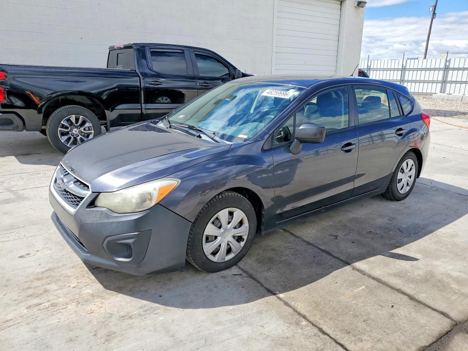 2014 Subaru Impreza VIN JF1GPAA63E8215681 COPART salvage auction — REAR END, Ut - Salvage Certificate, sold $675 on 2026-07-06 (photo 1)