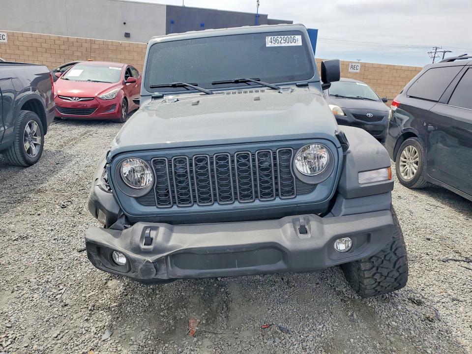 2025 Jeep Wrangler / VIN 1C4PJXAN3SW619917 COPART salvage auction — FRONT END, Salvage Title, sold $13,900 on 2026-07-29 (photo 5)