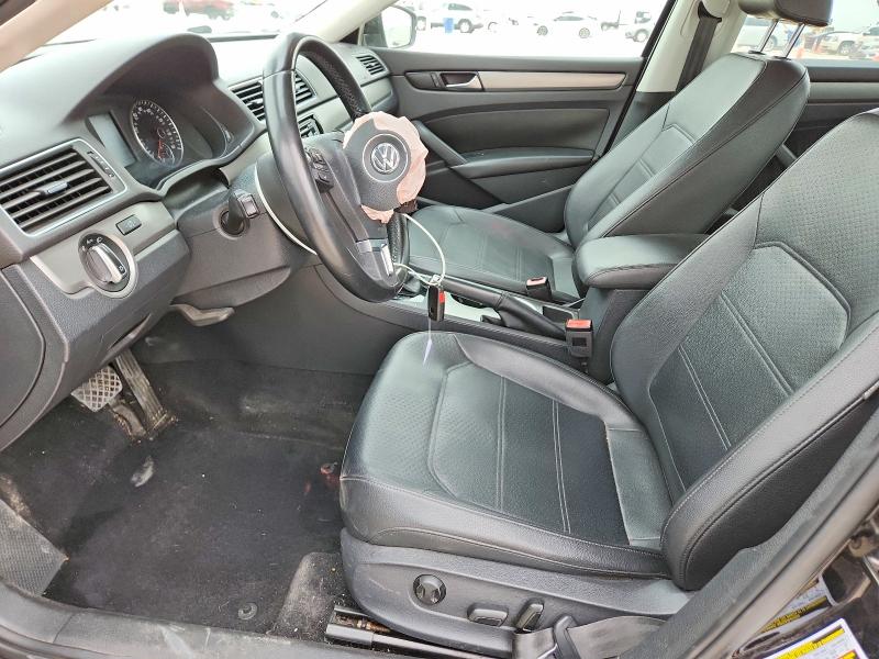 2014 Volkswagen Passat VIN 1VWBT7A38EC074822 COPART salvage auction — FRONT END, Tx - Salvage Vehicle Title, sold $800 on 2026-07-02 (photo 7)