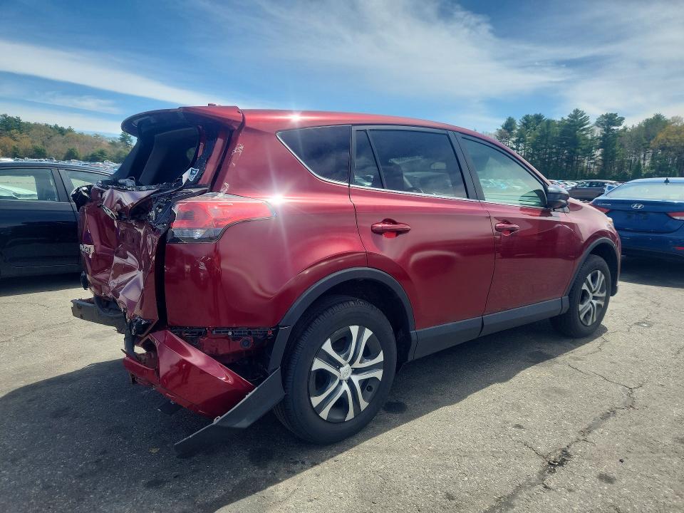 2018 Toyota Rav 4 VIN 2T3BFREV6JW725681 COPART salvage auction — REAR END, Id - Salvage Certificate Of Title, sold $5,600 on 2026-07-02 (photo 3)