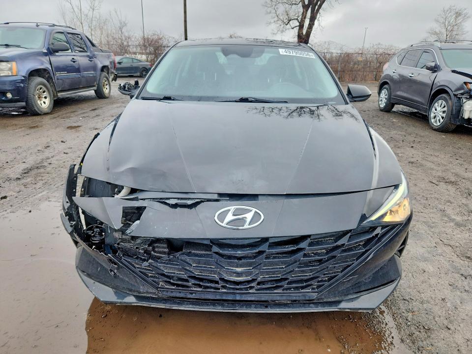 2022 Hyundai Elantra VIN KMHLM4AGXNU355404 COPART salvage auction — REAR END, Qc - Gravement Accidente, sold $1,350 on 2026-07-28 (photo 5)
