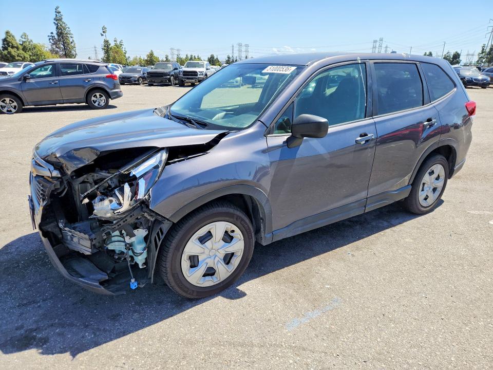 2020 Subaru Forester VIN JF2SKAAC3LH418318 COPART salvage auction — FRONT END, Ca - Salvage Certificate, sold $3,750 on 2026-07-28 (photo 1)