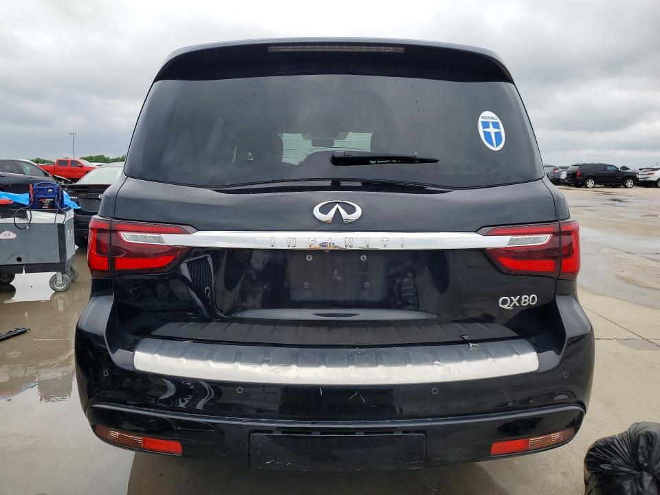 2020 Infiniti Qx80 VIN JN8AZ2NF3L9704653 COPART salvage auction — FRONT END, Tx - Salvage Vehicle Title, sold $6,300 on 2026-07-09 (photo 6)