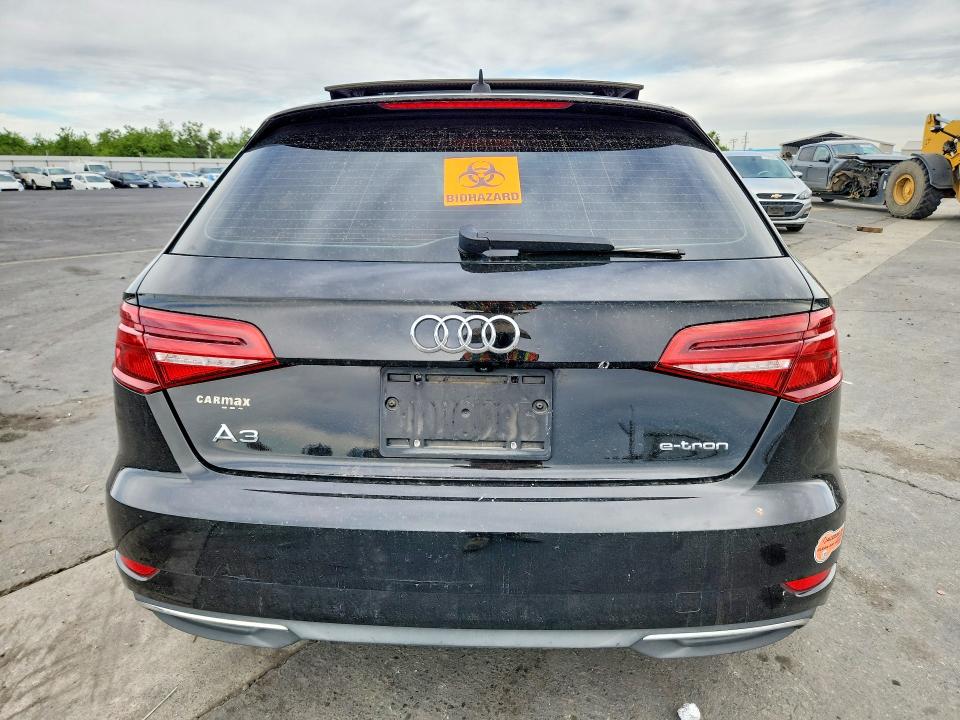 2017 Audi A3 VIN WAUUPBFF4HA047975 COPART salvage auction — FRONT END, Ca - Salvage Certificate, sold $225 on 2026-07-02 (photo 6)