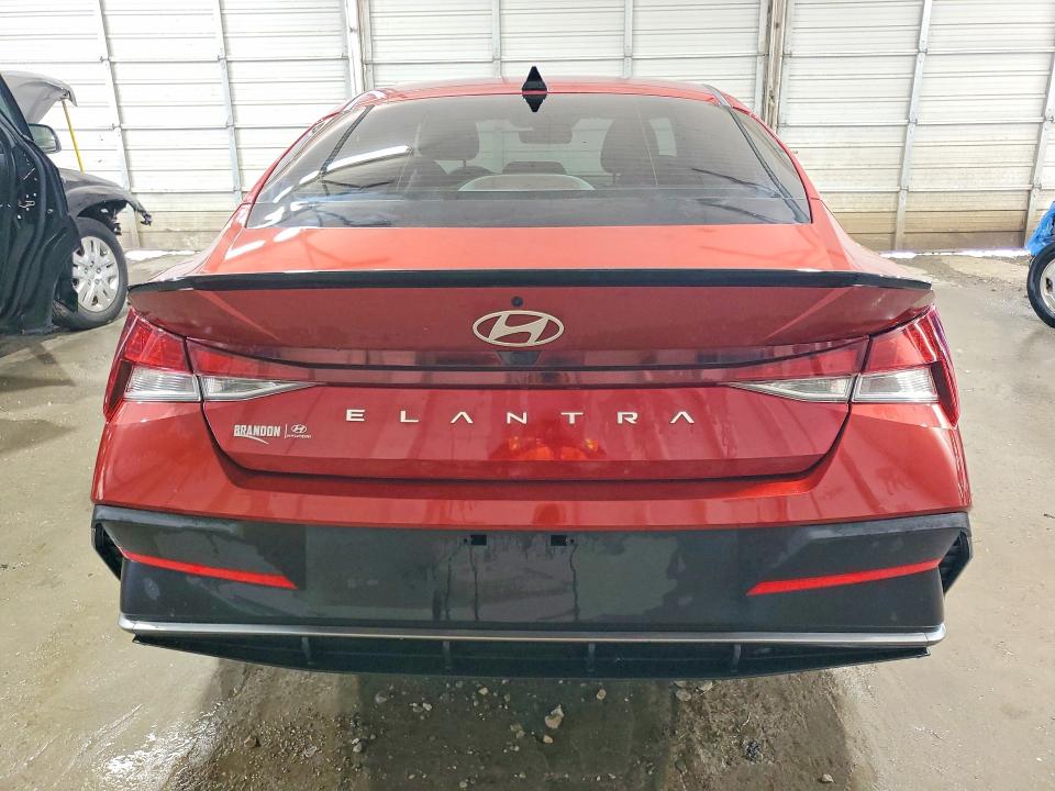 2025 Hyundai Elantra VIN KMHLM4DG0SU940905 COPART salvage auction — FRONT END, Tn - Salvage Certificate, sold $5,600 on 2026-07-03 (photo 6)