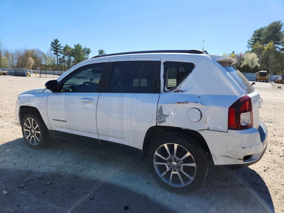 2016 Jeep Compass VIN 1C4NJCBA8GD783999 COPART salvage auction — REAR END, Pa - Certificate Of Salvage, sold $950 on 2026-07-02 (photo 2)