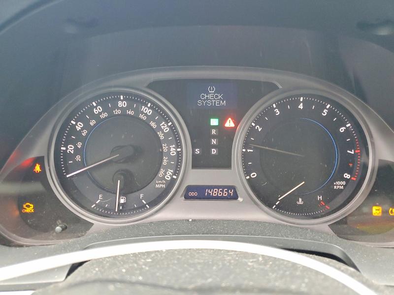 2007 Lexus Is 250 VIN JTHCK262375012828 COPART salvage auction — FRONT END, TX - SALVAGE VEHICLE TITLE, sold $625 on 2026-07-09 (photo 9)