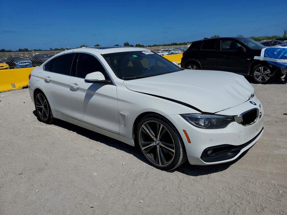 2019 BMW 4er VIN WBA4J1C50KBM18672 COPART salvage auction — FRONT END, Salvage Title, sold $4,750 on 2026-07-20 (photo 4)