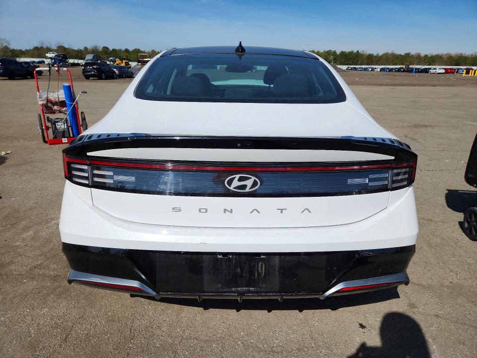 2025 Hyundai Sonata VIN KMHL14JA5SA451412 COPART salvage auction — FRONT END, Ny - Certificate Of Title, sold $11,200 on 2026-07-13 (photo 6)