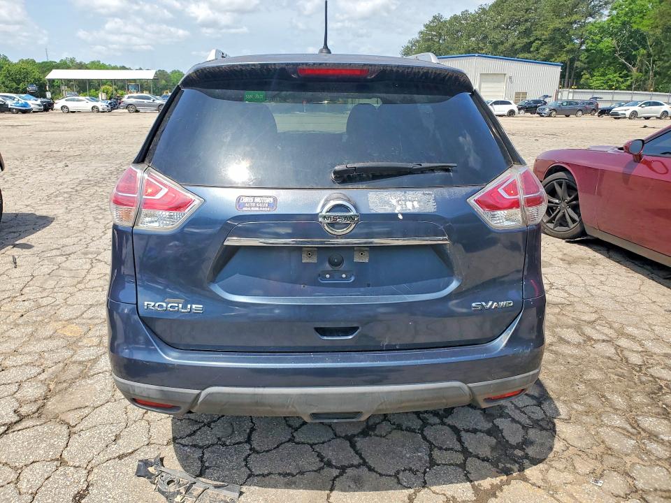 2016 Nissan Rogue VIN KNMAT2MV7GP673415 COPART salvage auction — FRONT END, Ga - Certificate Of Title, sold $2,650 on 2026-07-27 (photo 6)