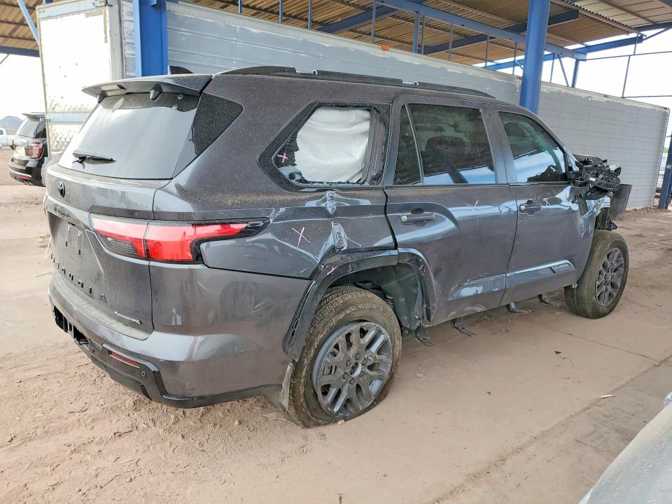 2026 Toyota Sequoia VIN 7SVAAABA7TX077138 COPART salvage auction — FRONT END, Az - Cert Of Title - Salvage, sold $24,500 on 2026-08-04 (photo 3)