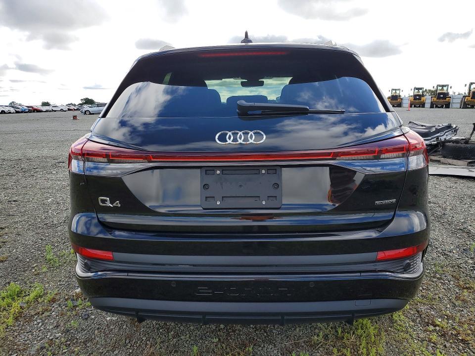 2024 Audi Q4 e-tron VIN WA1K2BFZ5RP026368 COPART salvage auction — FRONT END, Ca - Salvage Certificate, sold $10,800 on 2026-08-25 (photo 6)