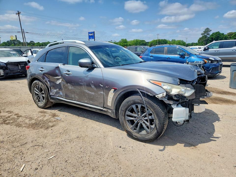 2014 Infiniti Qx70 VIN JN8CS1MU9EM451927 COPART salvage auction — FRONT END, FL - CERT OF TITLE SLVG REBUILDABLE, sold $300 on 2026-07-09 (photo 4)