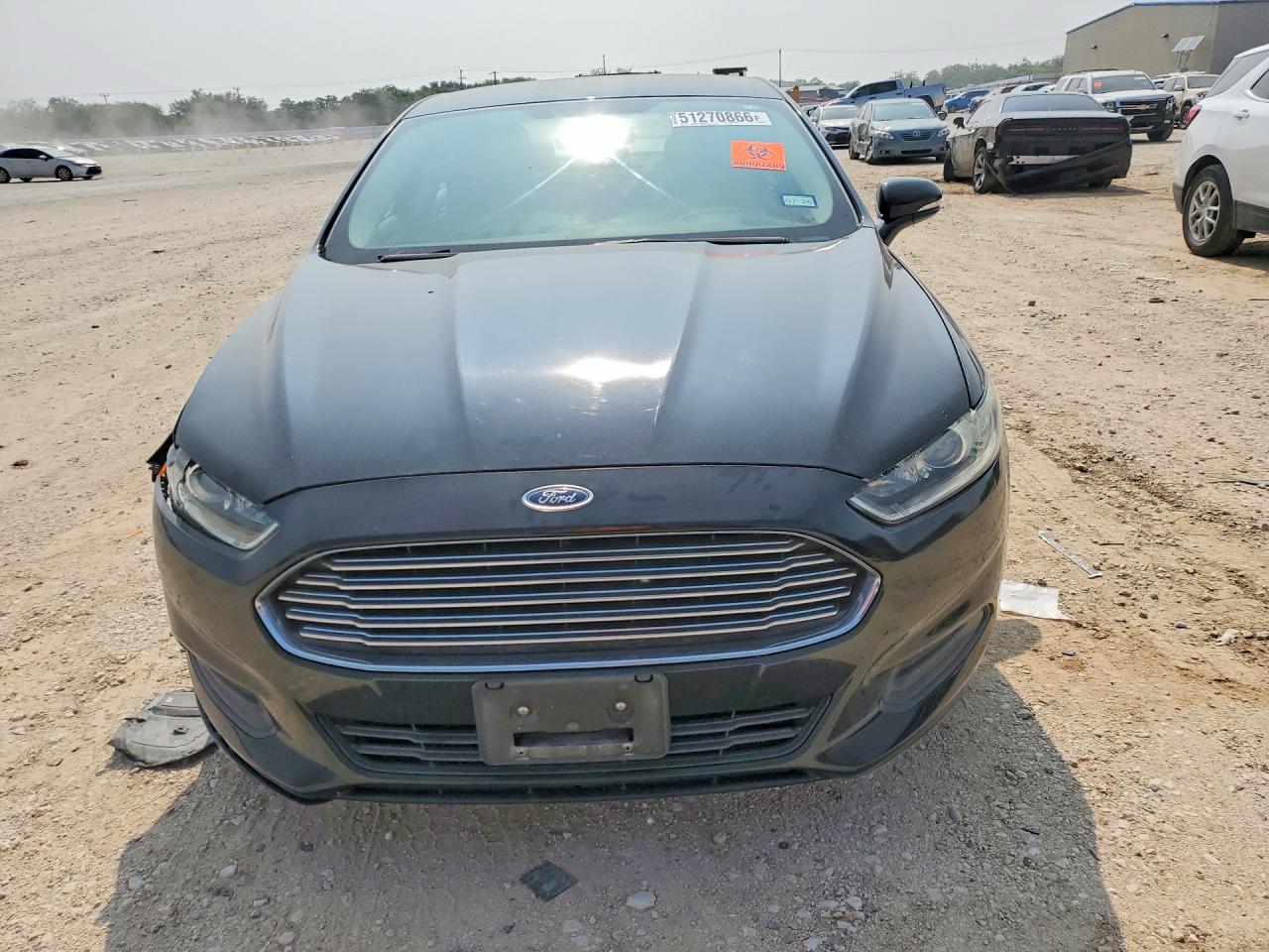 2016 Ford Fusion VIN 3FA6P0H71GR354861 COPART salvage auction — Side, TX - SALVAGE VEHICLE TITLE (P), sold $1,650 on 2026-07-09 (photo 5)
