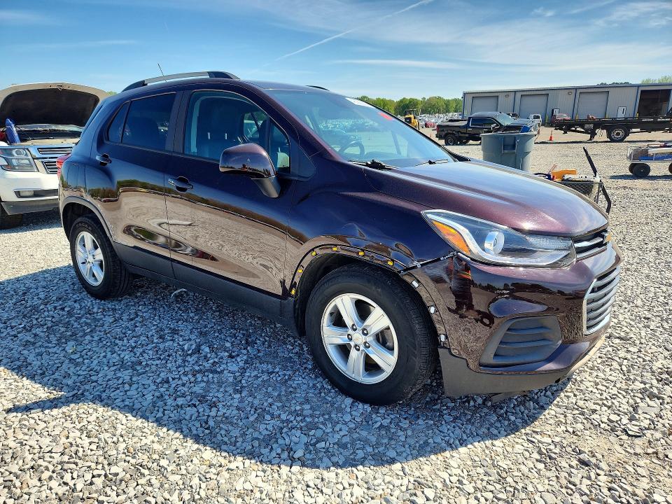 2021 Chevrolet Trax VIN KL7CJLSM2MB370188 COPART salvage auction — FRONT END, Ar - Cert Of Title-Salvage, sold $1,600 on 2026-07-06 (photo 4)
