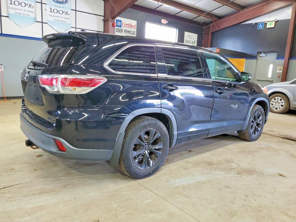 2014 Toyota Highlander VIN 5TDBKRFH8ES023860 COPART salvage auction — FRONT END, Nj - Certificate Of Title (P), sold $6,700 on 2026-07-20 (photo 3)