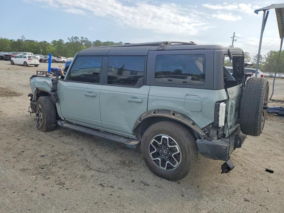 2024 Ford Bronco VIN 1FMDE8BHXRLA25340 COPART salvage auction — ROLLOVER, GA - CERT OF TITLE-SALVAGE, sold $7,100 on 2026-07-30 (photo 2)