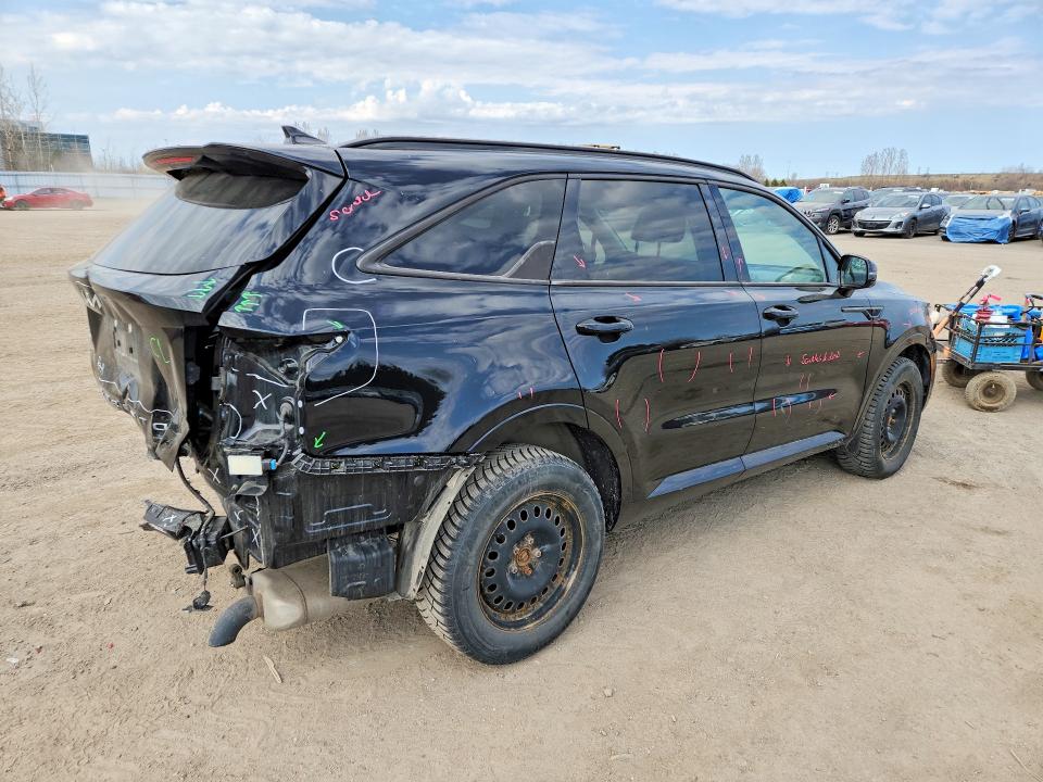 2022 Kia Sorento VIN 5XYRHDLFXNG087642 COPART salvage auction — REAR END, On - Permit Salvage, sold $5,700 on 2026-07-21 (photo 3)