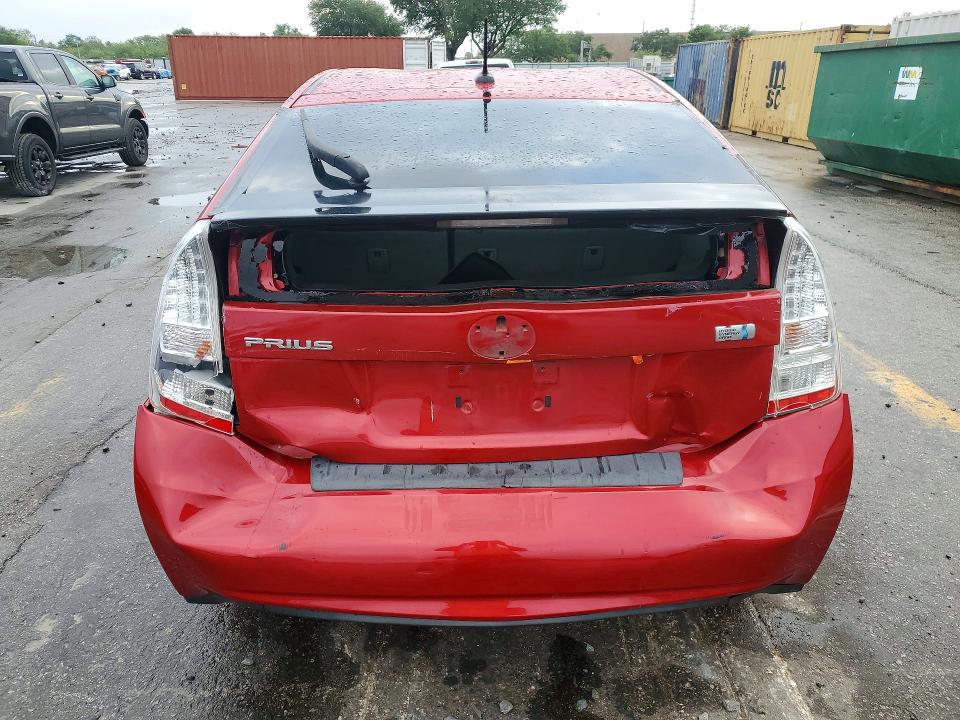 2010 Toyota Prius VIN JTDKN3DU7A0143585 COPART salvage auction — REAR END, Nc - Salvage Certificate Of Title, sold $1,550 on 2026-07-14 (photo 6)