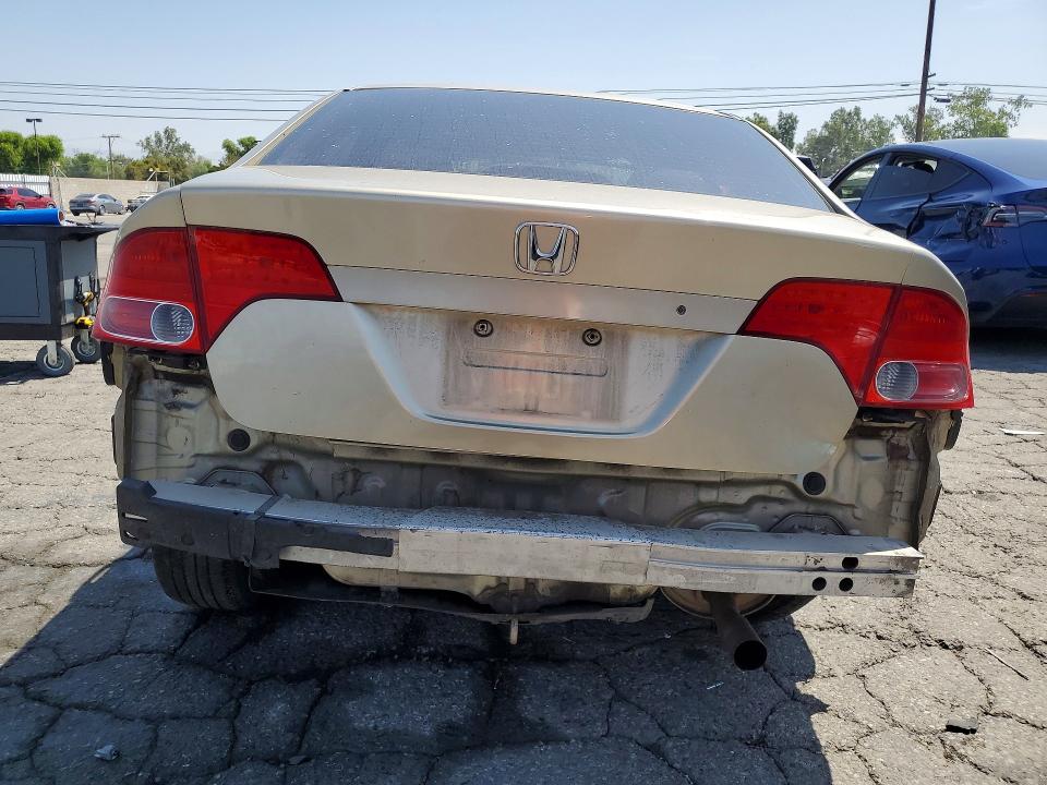 2008 Honda Civic VIN 1HGFA16588L082426 COPART salvage auction — FRONT END, CA - SALVAGE CERTIFICATE, sold $300 on 2026-07-02 (photo 6)