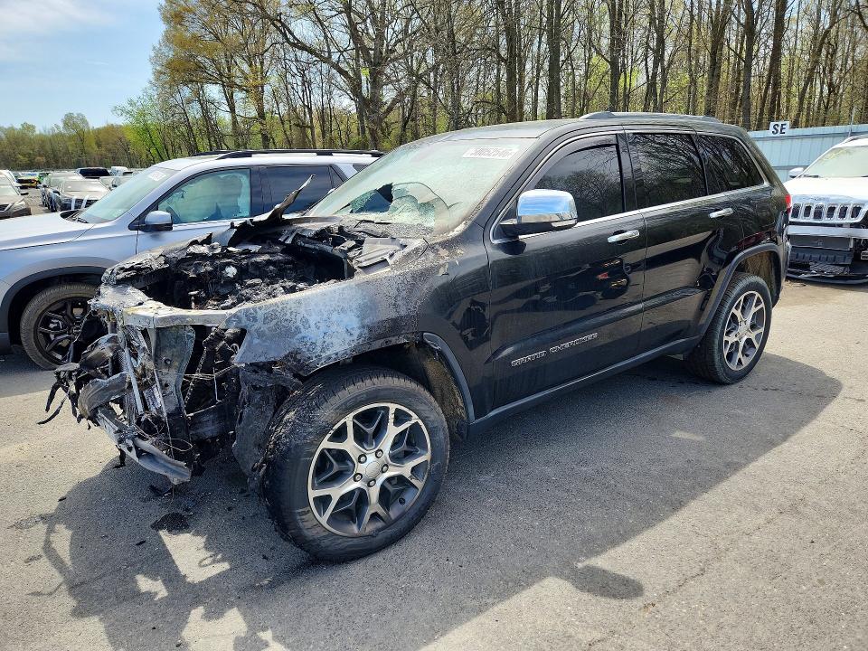 2019 Jeep Grand cherokee VIN 1C4RJFBG3KC554961 COPART salvage auction — ENGINE BURN, Id - Salvage Certificate Of Title, sold $375 on 2026-07-02 (photo 1)