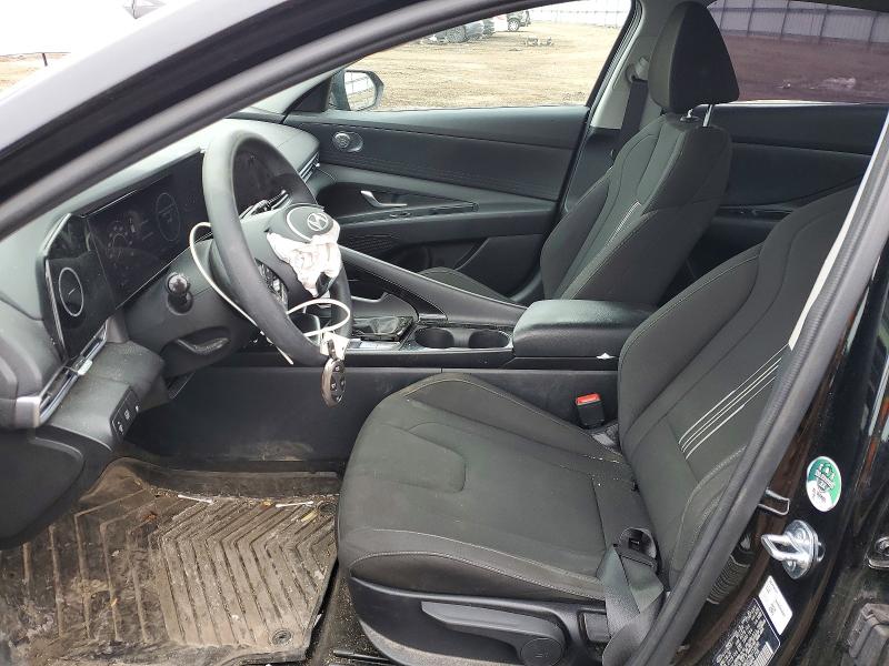 2024 Hyundai Elantra VIN KMHLM4DJ7RU114039 COPART salvage auction — FRONT END, Il - Salvage Certificate, sold $5,500 on 2026-07-28 (photo 7)