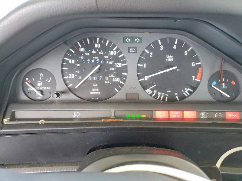 1989 BMW 3er VIN WBAAA1309K4204999 COPART salvage auction — REAR END, GA - CERTIFICATE OF TITLE, sold $2,650 on 2026-07-23 (photo 9)