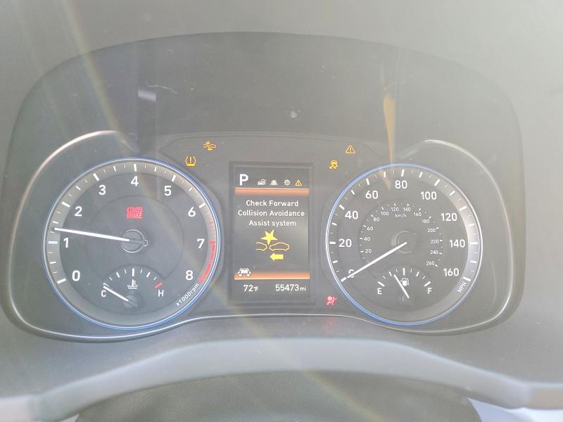 2021 Hyundai Kona VIN KM8K1CAA6MU748597 COPART salvage auction — REAR END, Or - Salvage Title Certificate, sold $2,700 on 2026-07-06 (photo 9)