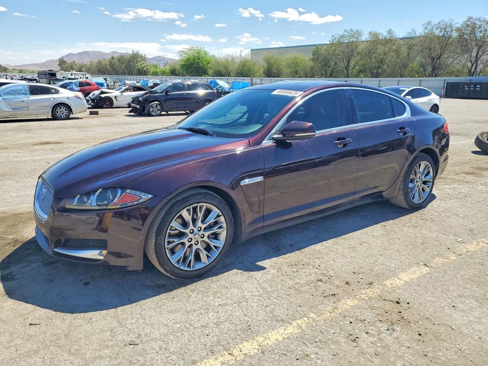 2013 Jaguar Xf VIN SAJWA0E73D8S70801 COPART salvage auction — SIDE, NV - SALVAGE TITLE, sold $2,100 on 2026-07-28 (photo 1)