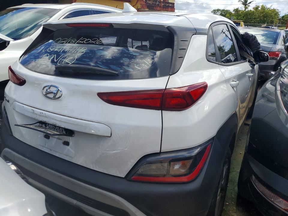 2022 Hyundai Kona VIN KM8K22AB4NU893316 COPART salvage auction — FRONT END, Hi - Certificate Of Salvage, sold $100 on 2026-07-27 (photo 3)
