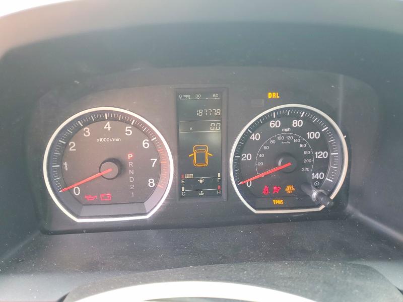 2007 Honda Cr-v VIN JHLRE48317C038380 COPART salvage auction — FRONT END, Ca - Salvage Certificate, sold $375 on 2026-07-08 (photo 9)