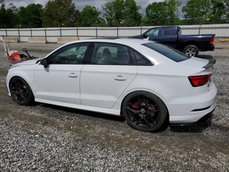 2018 Audi Rs3 VIN WUABWGFF9J1905864 COPART salvage auction — FRONT END, SC - CERT OF TITLE-SALVAGE, sold $12,300 on 2026-07-08 (photo 2)