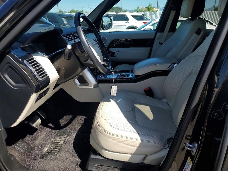 2021 Land rover RANGE ROVER VIN SALGS2SEXMA446484 COPART salvage auction — Minor Dent/Scratches, CA - SALVAGE CERTIFICATE (P), sold $31,000 on 2026-05-21 (photo 7)