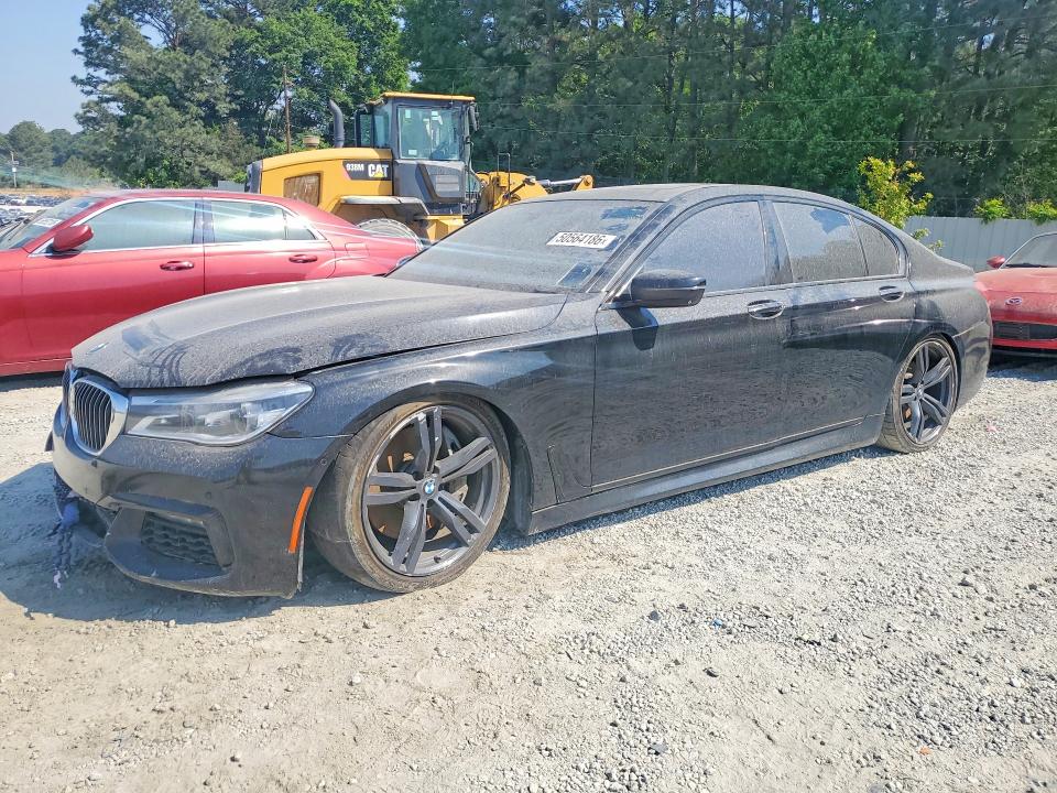 2018 BMW 7er VIN WBA7B0C55JG527229 COPART salvage auction — MECHANICAL, Ga - Certificate Of Title, sold $9,900 on 2026-07-29 (photo 1)