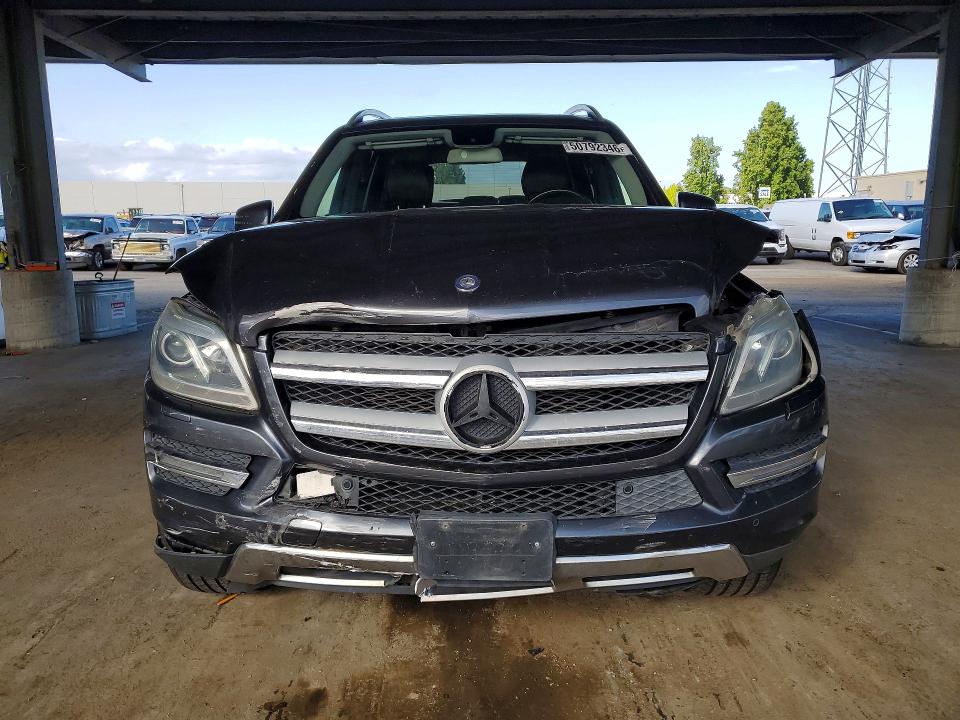 2014 Mercedes-benz Gl-class VIN 4JGDF7CE5EA339639 COPART salvage auction — FRONT END, Ca - Salvage Certificate, sold $825 on 2026-07-02 (photo 5)