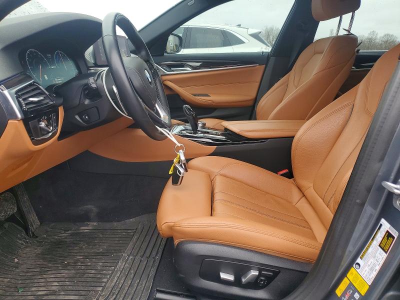 2019 BMW 5er VIN WBAJB1C56KB376282 COPART salvage auction — FRONT END, Pa - Certificate Of Salvage, sold $9,100 on 2026-07-22 (photo 7)