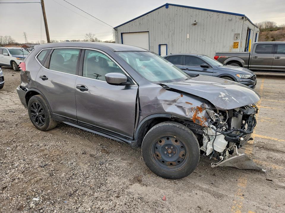 2018 Nissan Rogue VIN KNMAT2MV3JP575716 COPART salvage auction — FRONT END, Il - Salvage Certificate, sold $650 on 2026-07-10 (photo 4)