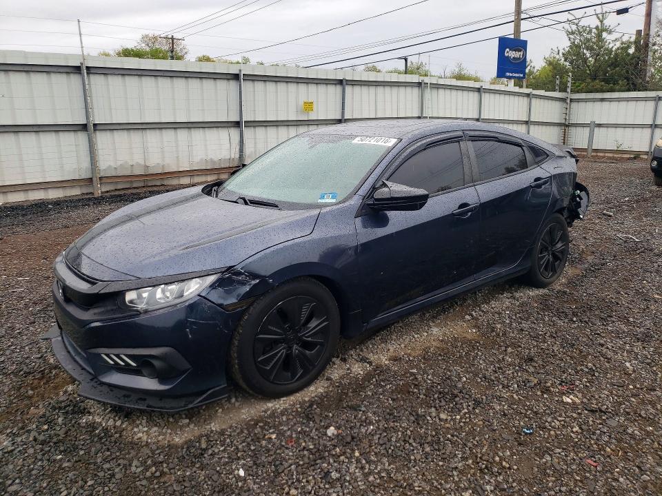 2018 Honda Civic VIN JHMFC1F36JX034685 COPART salvage auction — REAR END, Nj - Cert Of Title-Salvage, sold $375 on 2026-07-21 (photo 1)