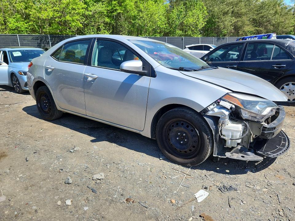 2016 Toyota Corolla VIN 5YFBURHE8GP544697 COPART salvage auction — FRONT END, Md - Cert Of Salvage > 75% Damage, sold $3,050 on 2026-07-17 (photo 4)