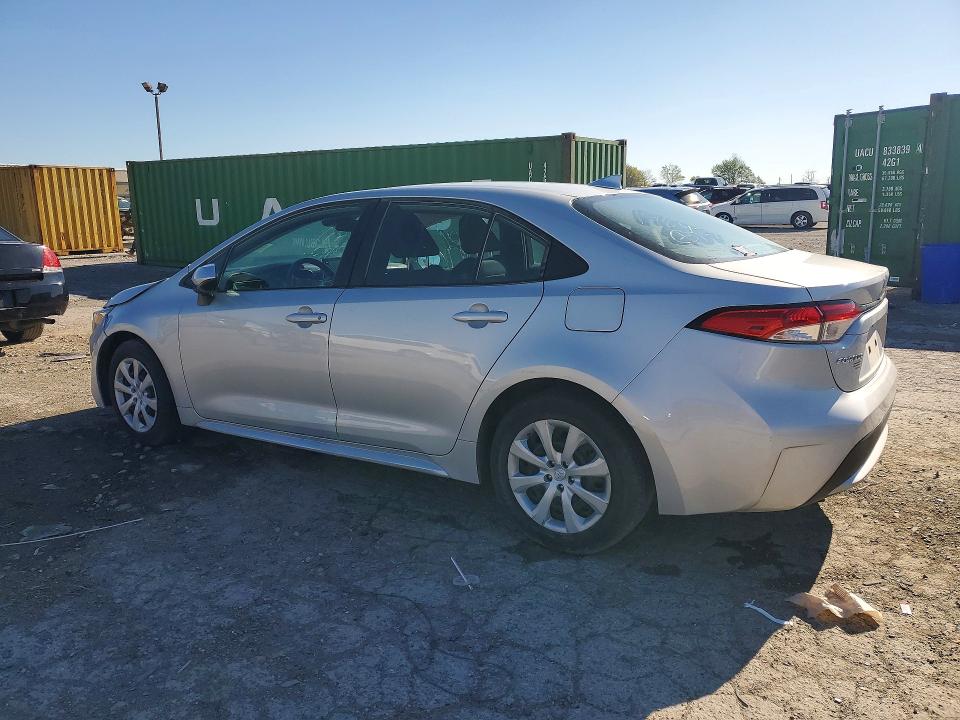 2021 Toyota Corolla VIN 5YFEPMAE8MP190421 COPART salvage auction — FRONT END, IN - CERT OF TITLE-SALVAGE TITLE, sold $6,600 on 2026-07-24 (photo 2)