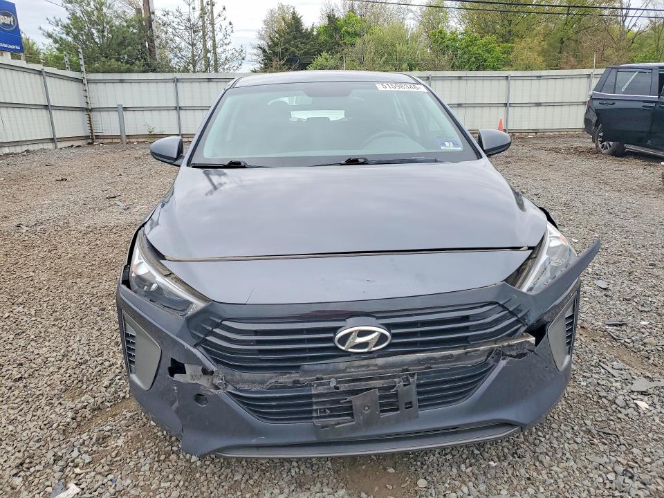 2019 Hyundai Ioniq VIN KMHC65LC4KU125041 COPART salvage auction — FRONT END, Id - Salvage Certificate Of Title, sold $3,750 on 2026-07-24 (photo 5)