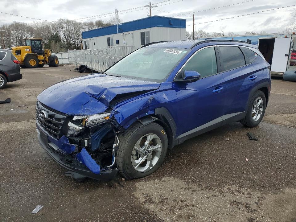 2023 Hyundai Tucson VIN 5NMJB3AE7PH209997 COPART salvage auction — FRONT END, Mn - Cert Of Title-Salvage, sold $4,150 on 2026-07-02 (photo 1)