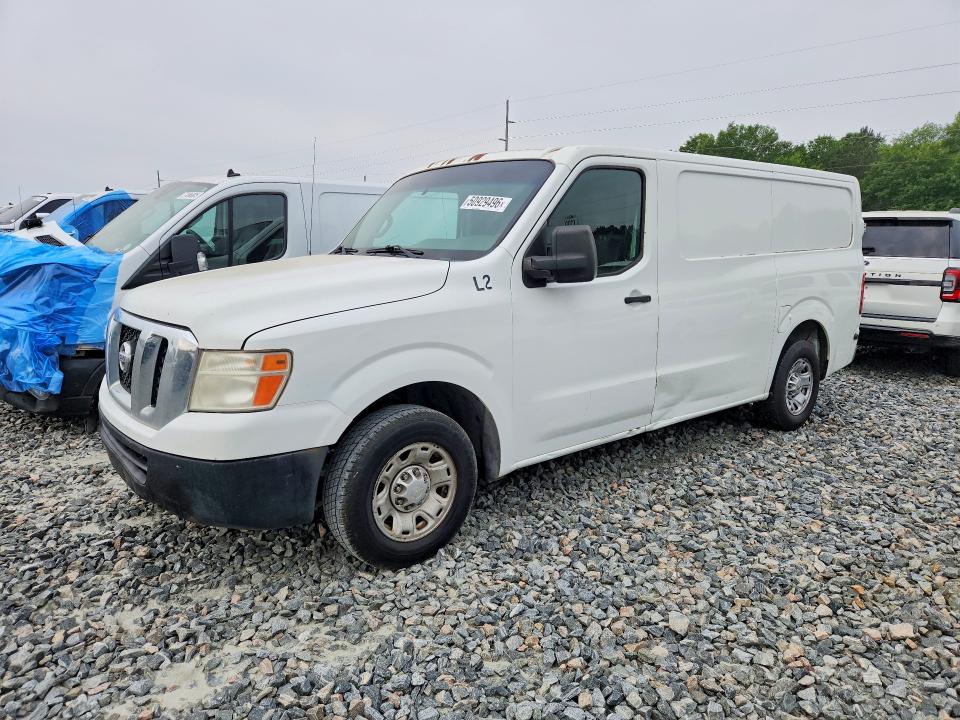 2013 Nissan Nv VIN 1N6BF0KLXDN114494 COPART salvage auction — ALL OVER, Ga - Certificate Of Title, sold $2,691 on 2026-07-20 (photo 1)