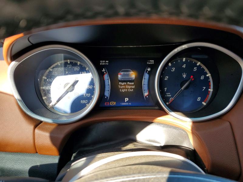 2014 Maserati Ghibli VIN ZAM57RTA9E1085914 COPART salvage auction — SIDE, Fl - Dis/Dlr/Exp Only Clean Title, sold $2,100 on 2026-07-31 (photo 9)