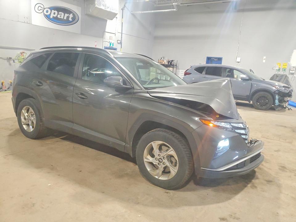 2024 Hyundai Tucson VIN KM8JBCDE2RU278776 COPART salvage auction — FRONT END, Ns - Salvage Title, sold $5,200 on 2026-07-16 (photo 4)