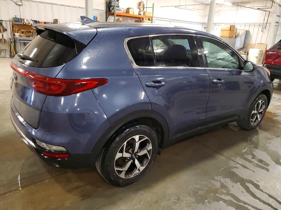 2020 Kia Sportage VIN KNDPMCAC1L7812187 COPART salvage auction — HAIL, Mn - Cert Of Title-Salvage, sold $7,300 on 2026-07-20 (photo 3)