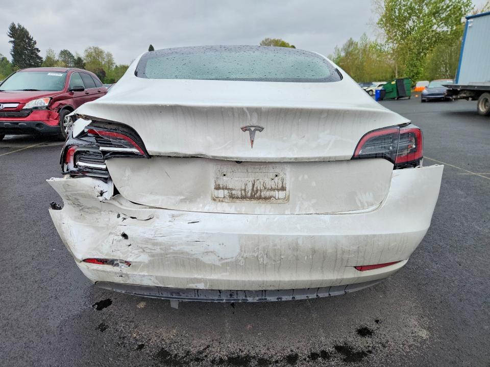 2026 Tesla Model 3 VIN 5YJ3E1EAXPF590340 COPART salvage auction — REAR END, Or - Salvage Title Certificate, sold $7,600 on 2026-07-27 (photo 6)