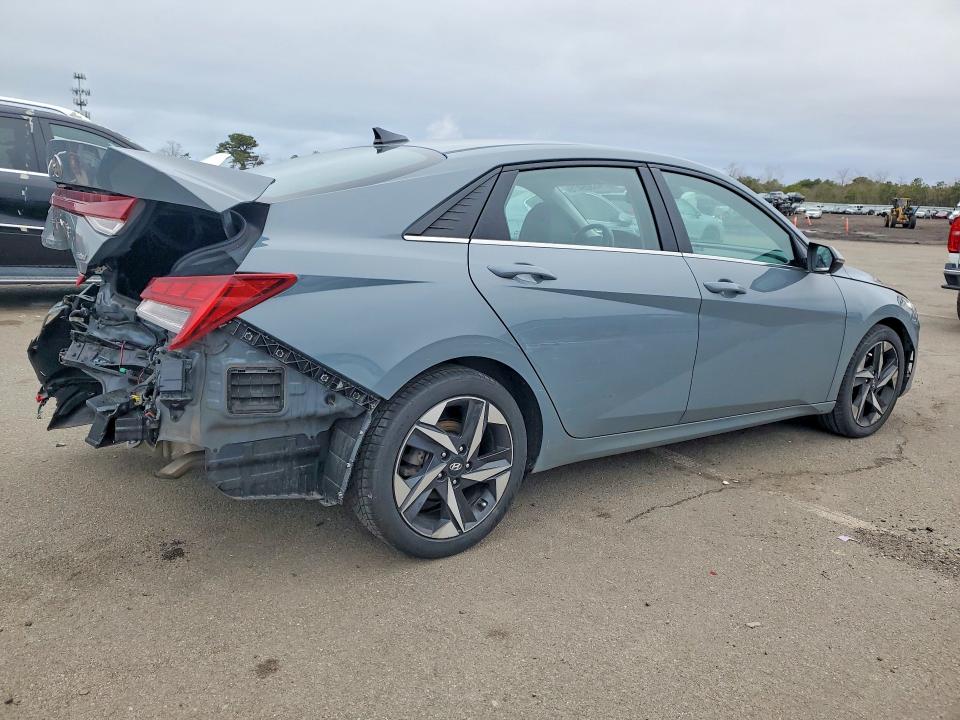 2022 Hyundai Elantra VIN KMHLP4AG7NU366271 COPART salvage auction — REAR END, NY - MV907A-PARTS ONLY, sold $4,900 on 2026-07-08 (photo 3)